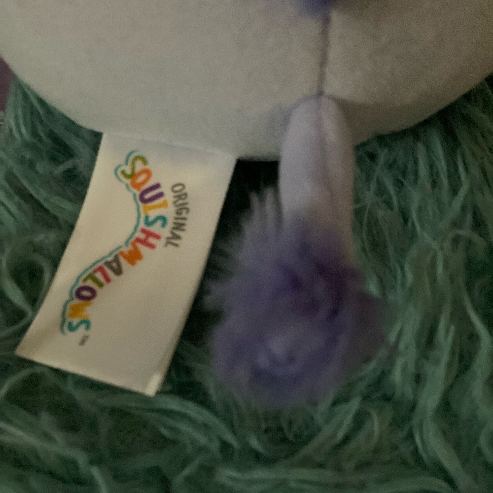 Purple Squishmallow Plush Toy with Floral Headband - Picture 7 of 14